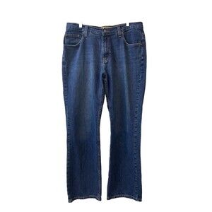 Red Camel Jeans Mens 34W Blue Retro Straight Leg Midrise Denim